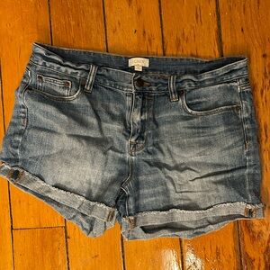 J Crew Jean Shorts Waist 28